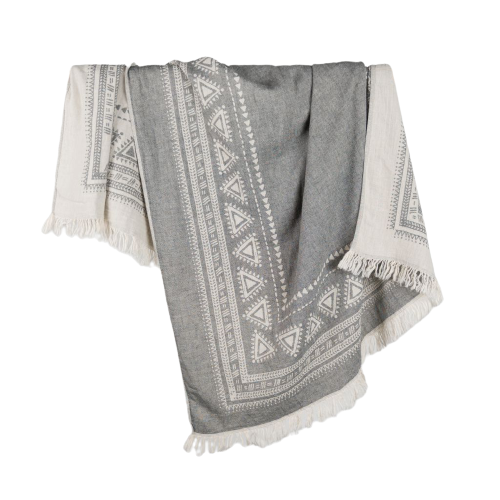 turkish towel devon light grey