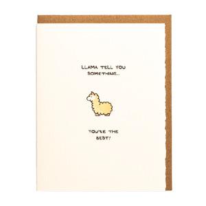 Llama-you-are-the-best-card