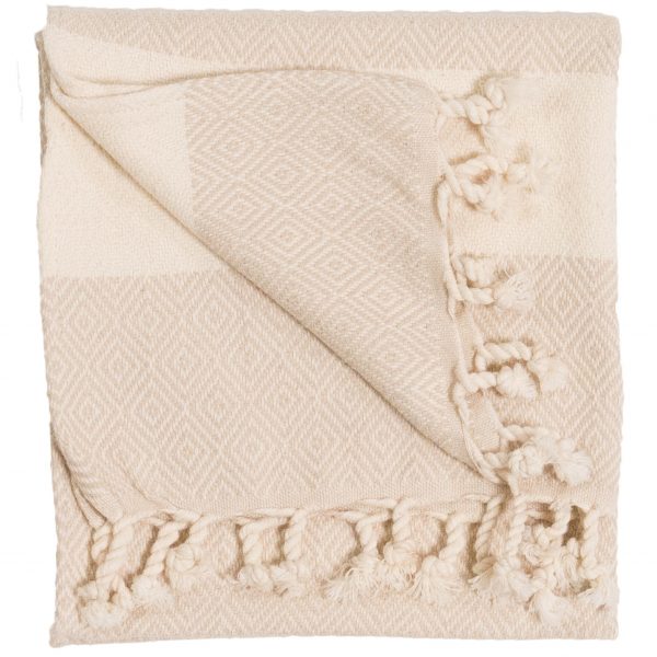diamond cream hand towel