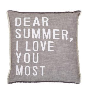J2252 pillow dear summer I love you most