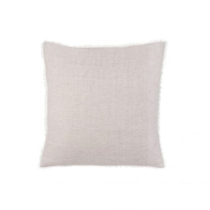 Lina Linen Pillow Grey Stripe