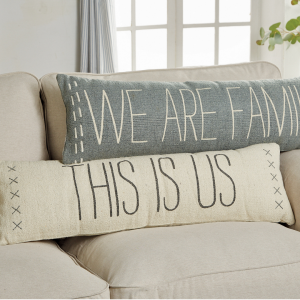 Long Pillow We Are Family This is Us