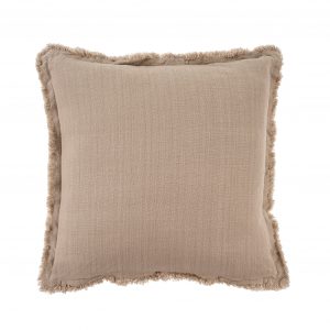 frayed fawn pillow