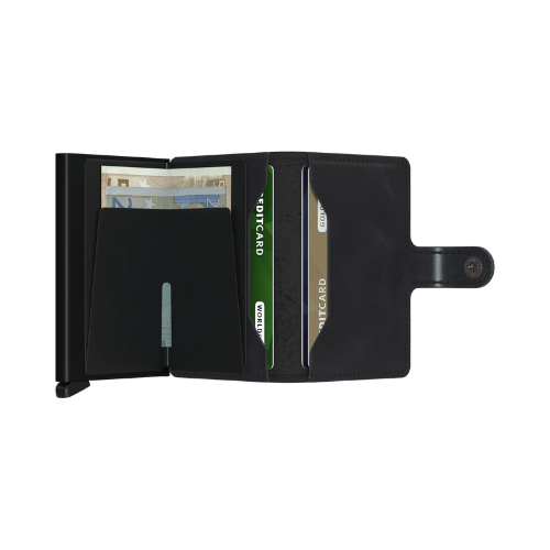 Mini Wallet Vintage Black - Image 3
