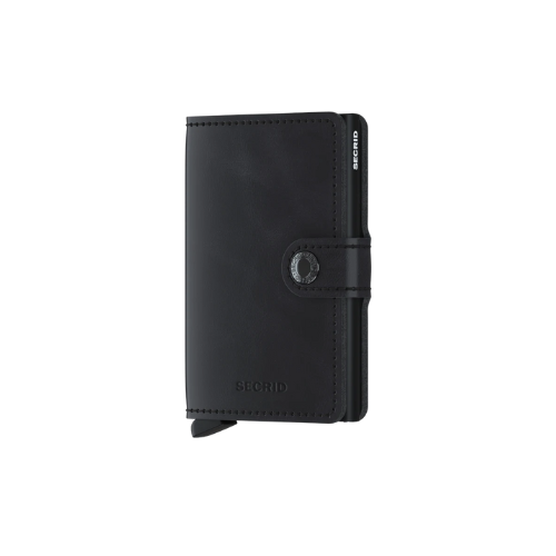 Mini Wallet Vintage Black
